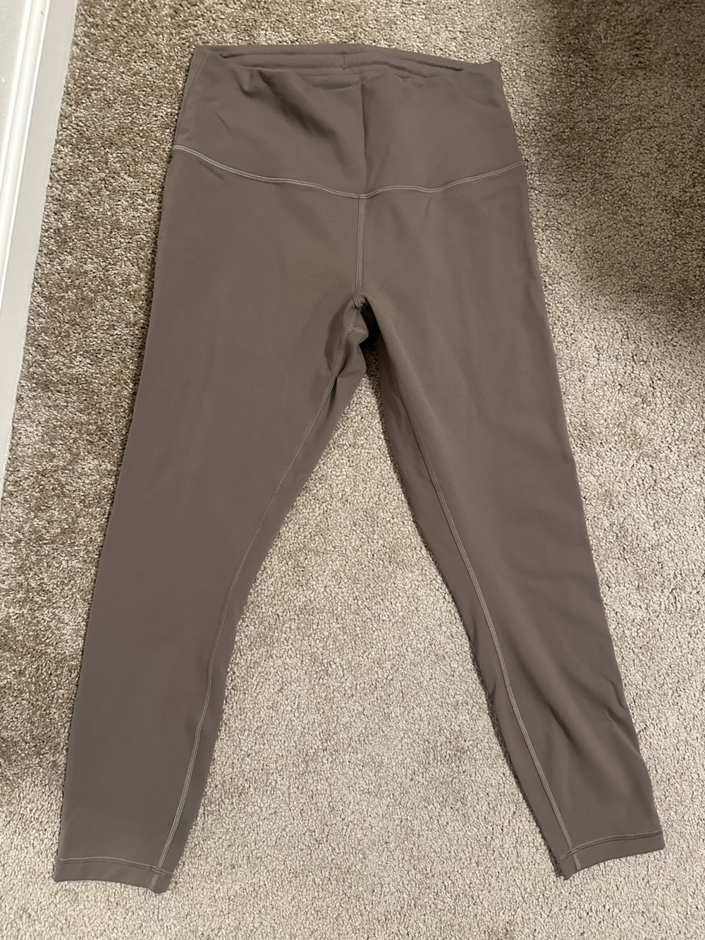 lululemon athletica Taupe High-Waist Leggings